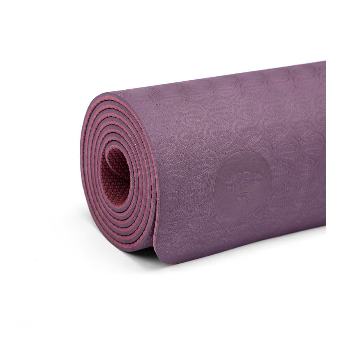 Yogamatte LOTUS PRO, aubergine/hell aubergine