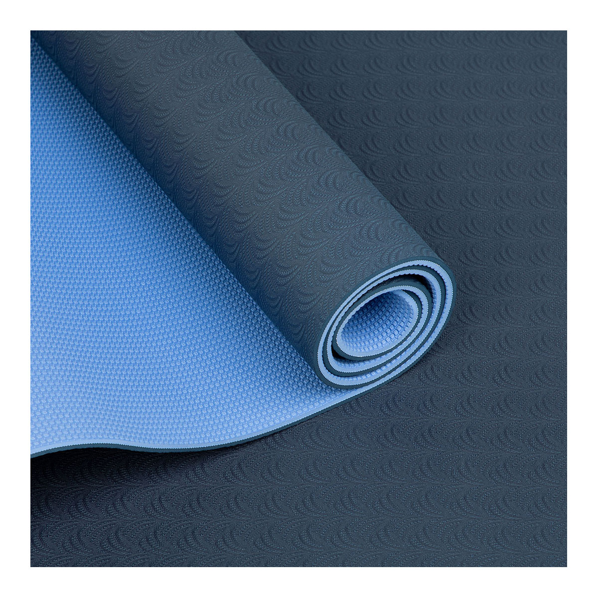 Yogamatte LOTUS PRO, blau/hellblau