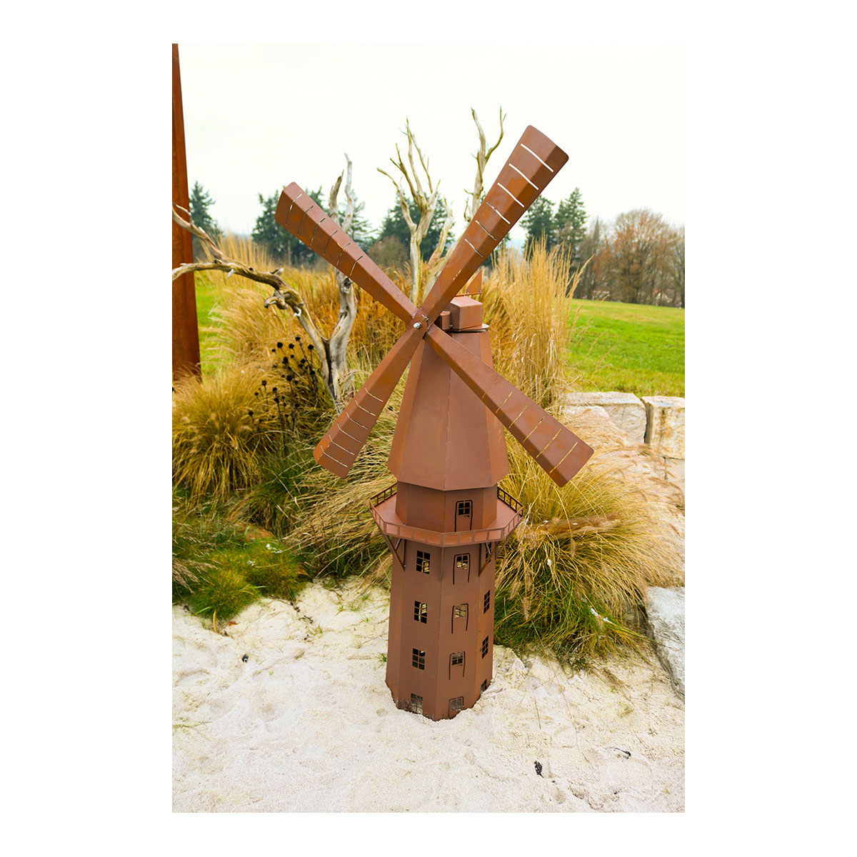 Edelrost Windmühle