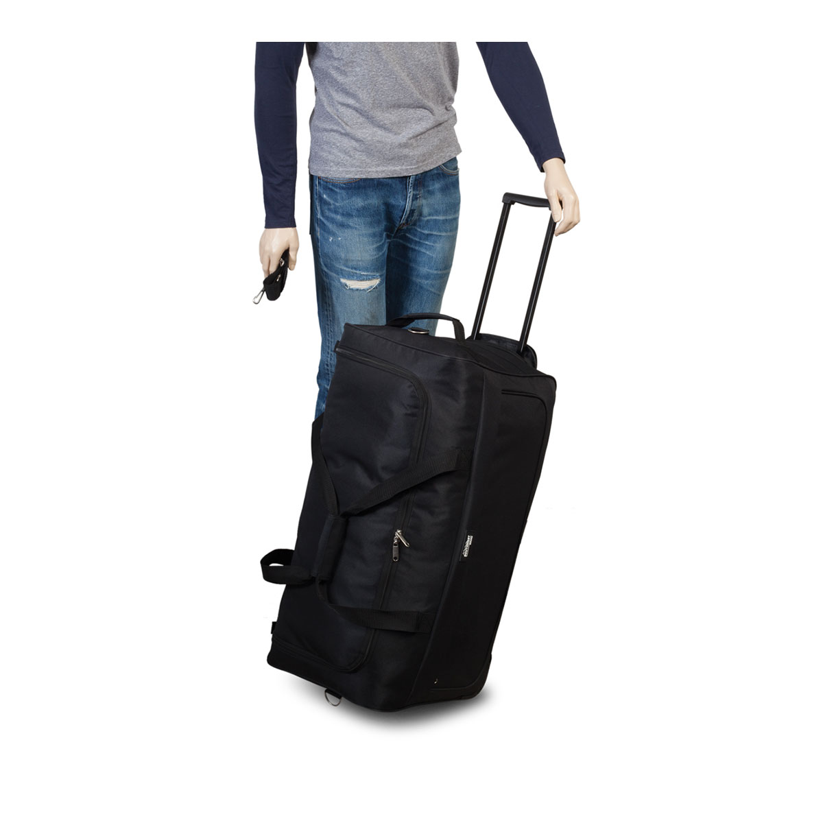 Rollenreisetasche Budget, schwarz