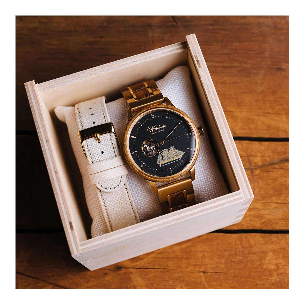 Armbanduhr, Herren, Seute Deern Automatic - Goldfarbig