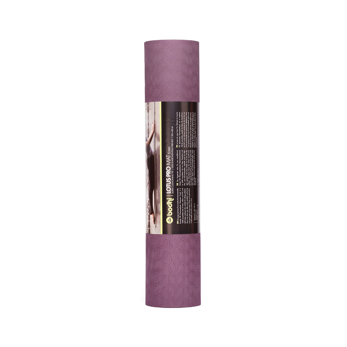 Yogamatte LOTUS PRO, aubergine/hell aubergine