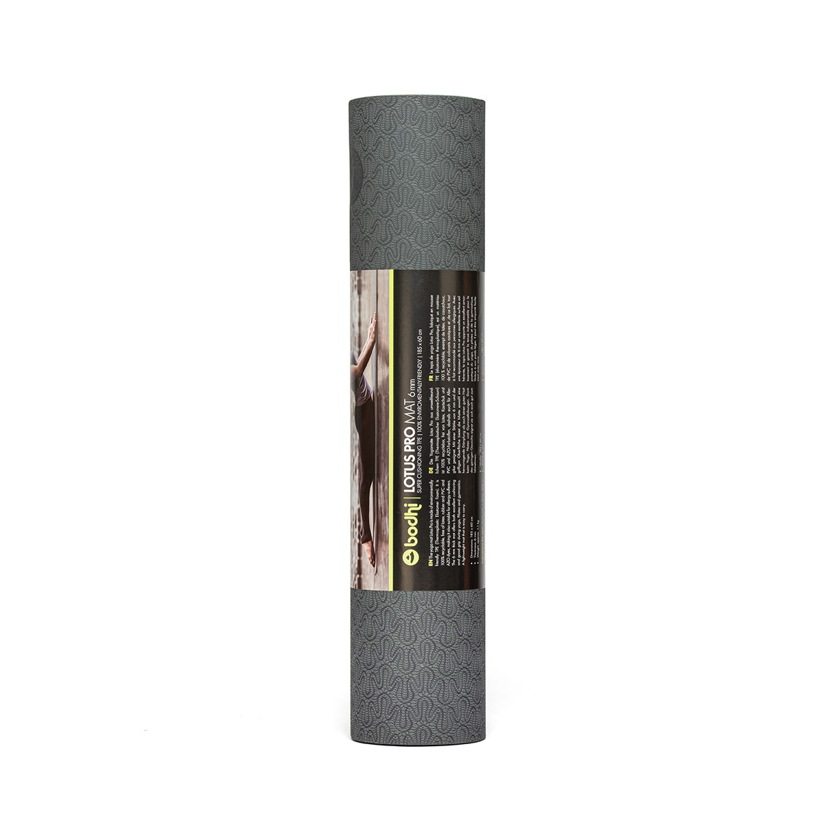 Yogamatte LOTUS PRO, schwarz/silbergrau