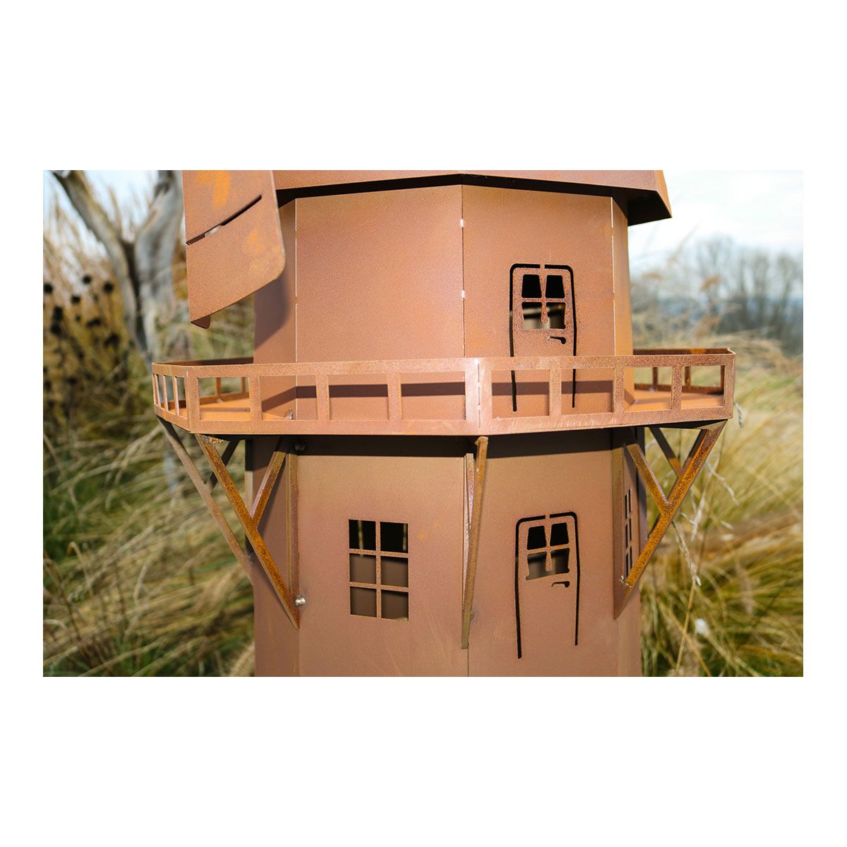 Edelrost Windmühle