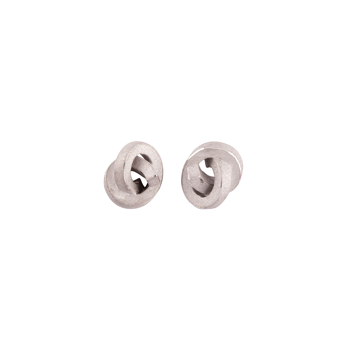 Ohrstecker Knoten hell