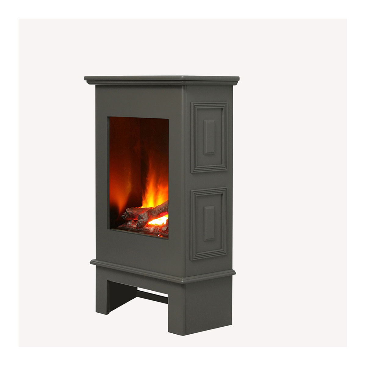 Elektroscanfire-Ofen, quarzgrau, mit 3D-Flammeffekt