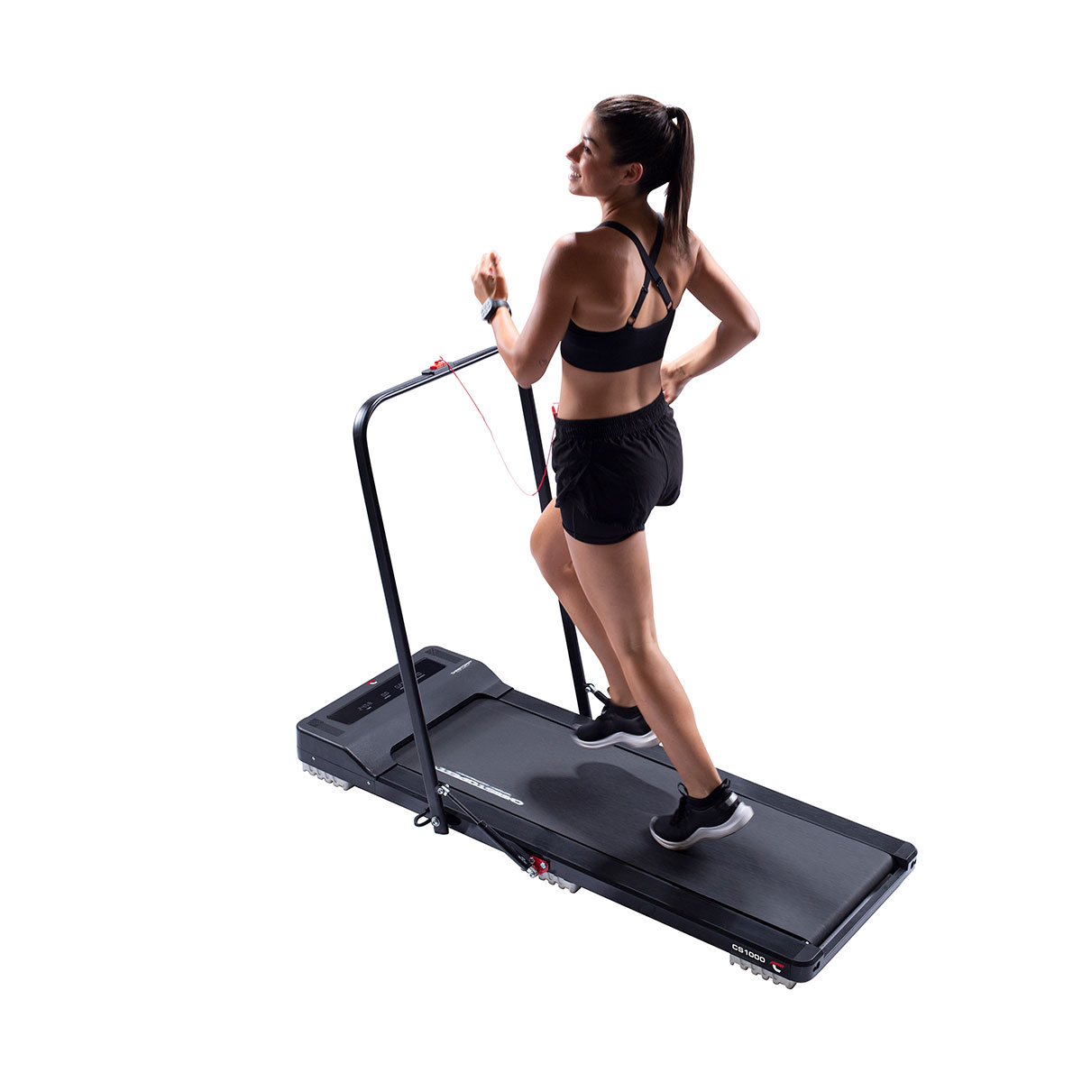 Walking Pad mit Handle Bar, inkl. Bodenschutzmatte L