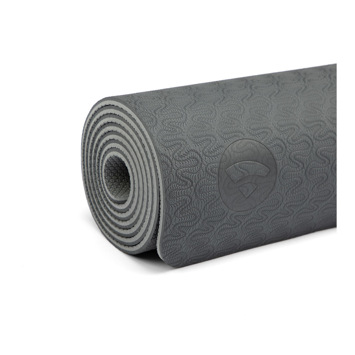 Yogamatte LOTUS PRO, schwarz/silbergrau