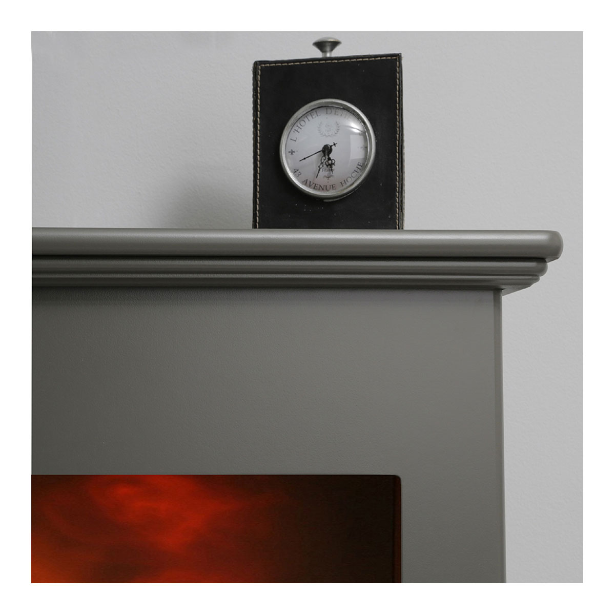 Elektroscanfire-Ofen, quarzgrau, mit 3D-Flammeffekt